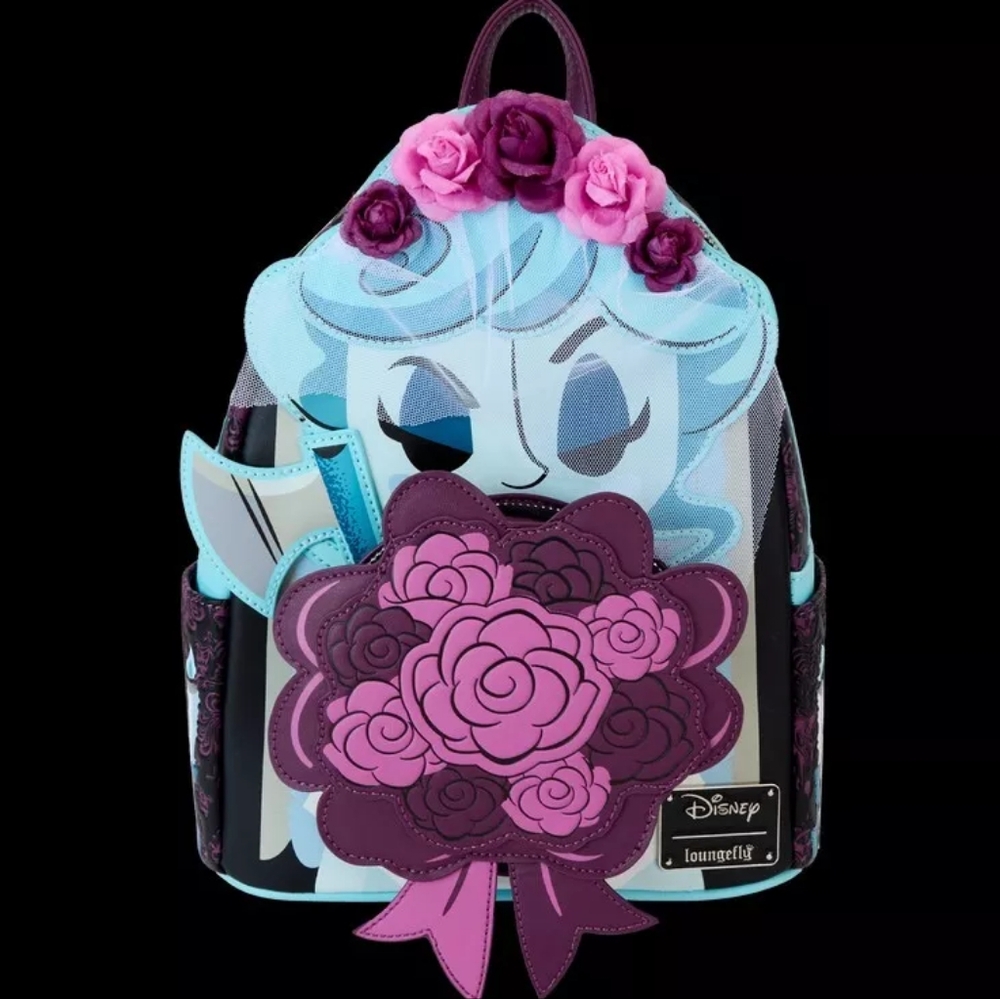 Limited Edition The Haunted Mansion Black Widow Bride Glow Backpack Disney